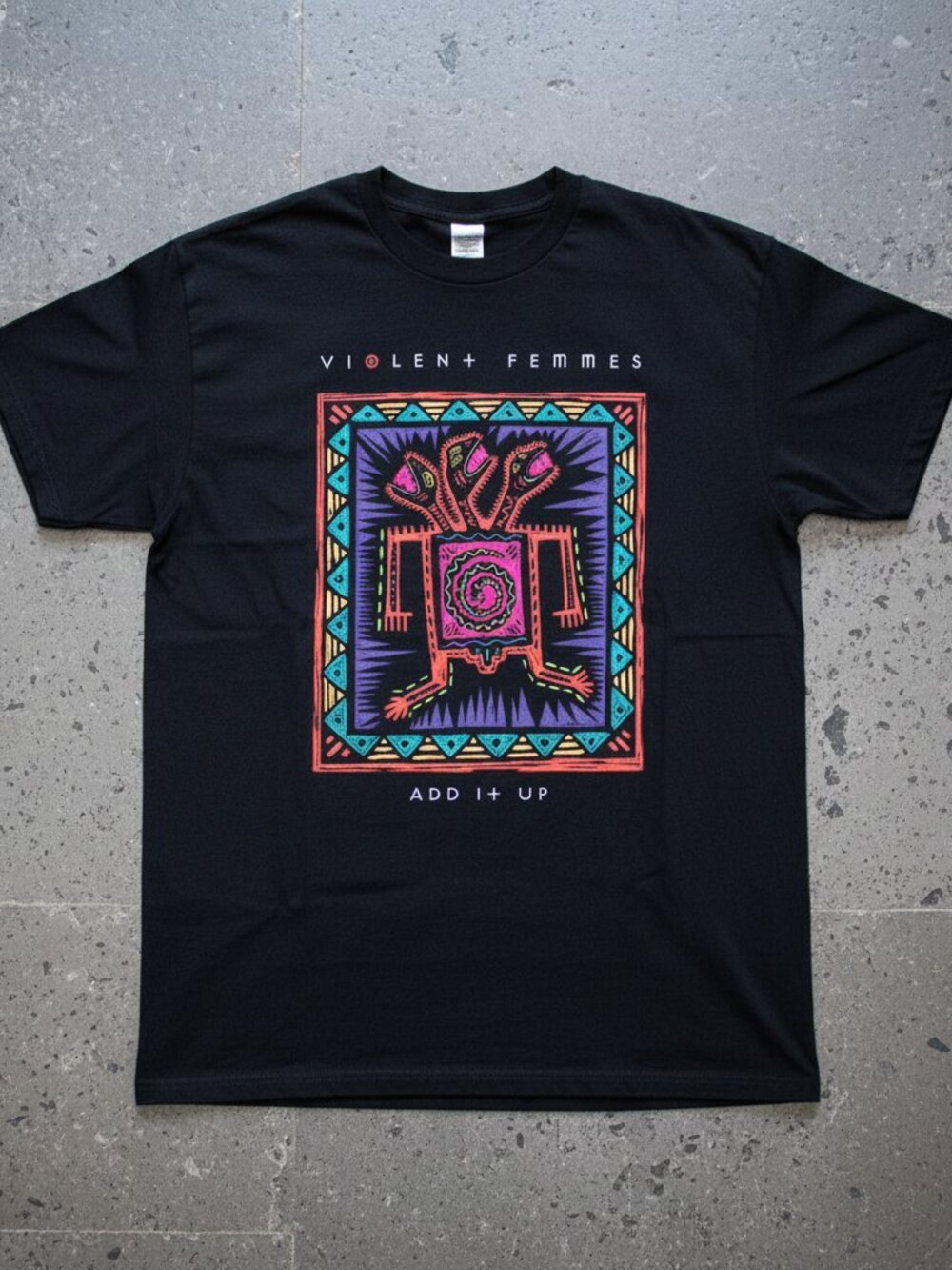 Vintage Alternative Rock Graphic Tee – Violent Femmes “Add It Up” Shirt – Retro